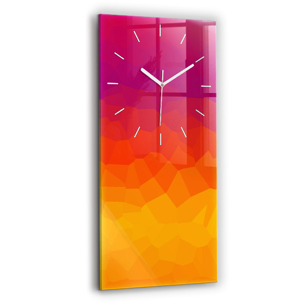 Orologio verticale Astrazione colorata
