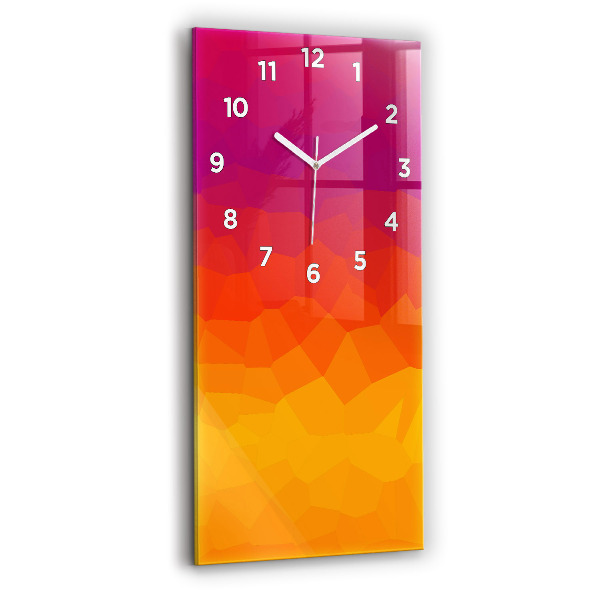 Orologio verticale Astrazione colorata