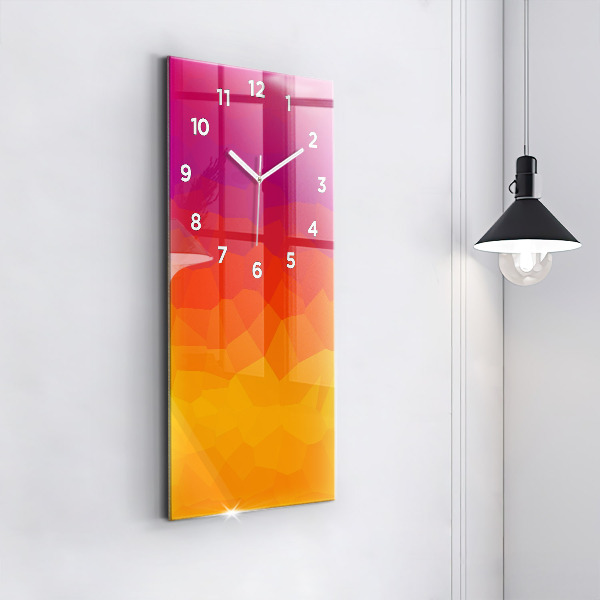 Orologio verticale Astrazione colorata