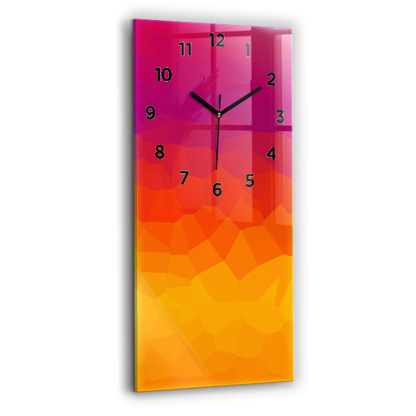 Orologio verticale Astrazione colorata