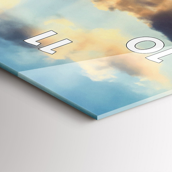 Orologio verticale Tramonto sulla spiaggia