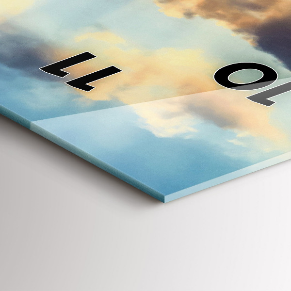 Orologio verticale Tramonto sulla spiaggia