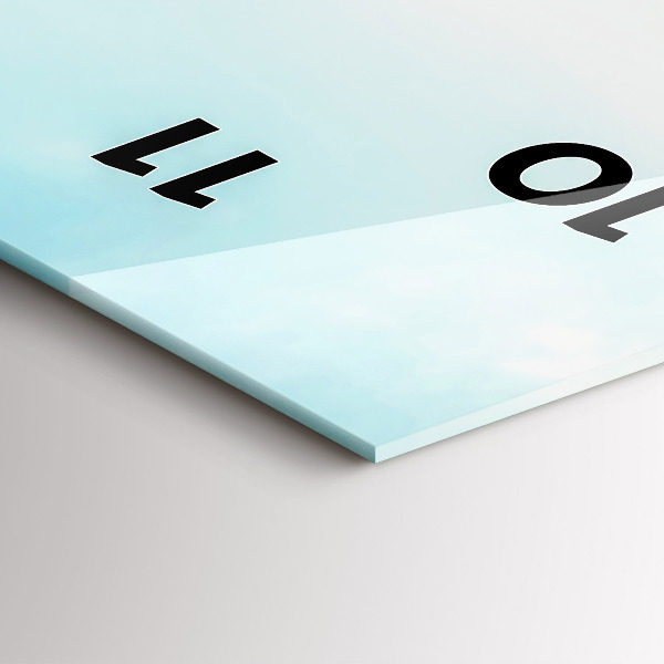 Orologio verticale Barche sul lago