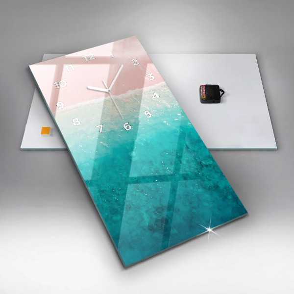 Orologio verticale Spiaggia di sabbia di mare