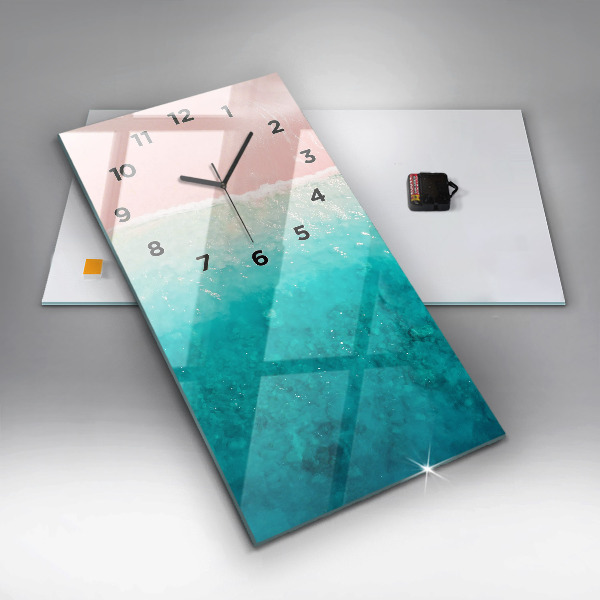 Orologio verticale Spiaggia di sabbia di mare