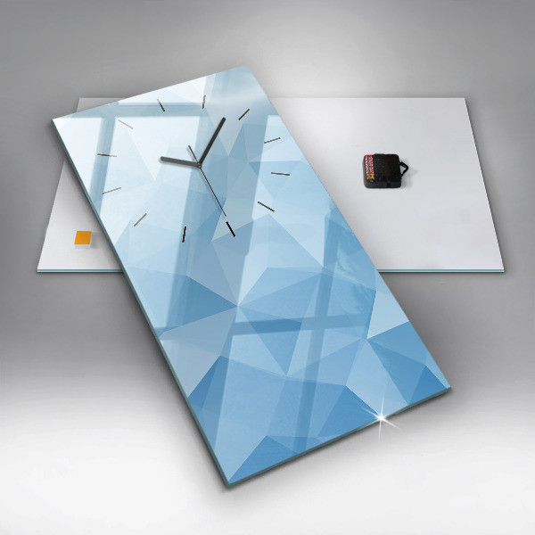 Orologio verticale Triangoli astratti