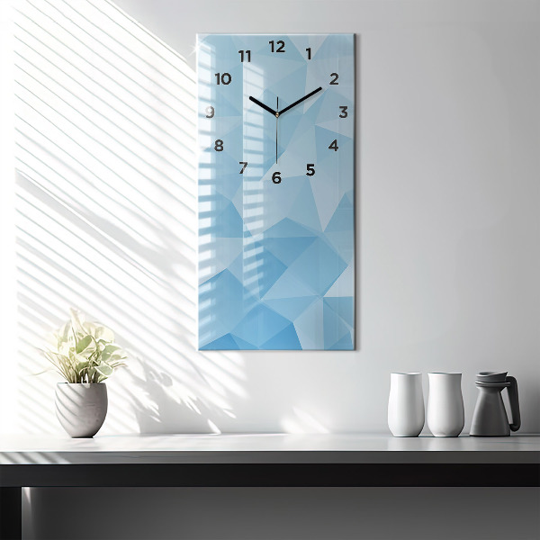 Orologio verticale Triangoli astratti