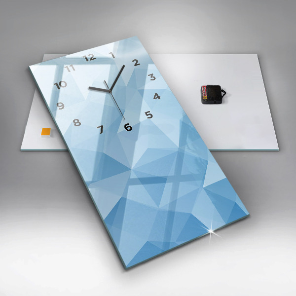 Orologio verticale Triangoli astratti