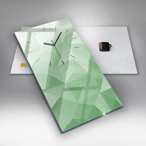 Orologio verticale Triangoli astratti