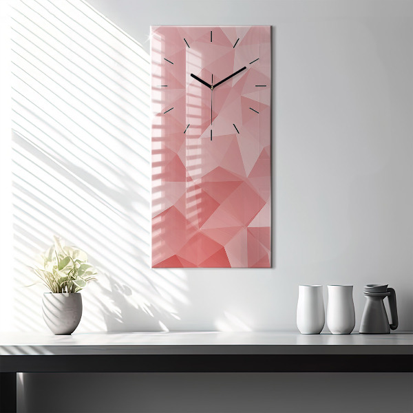 Orologio verticale Triangoli astratti