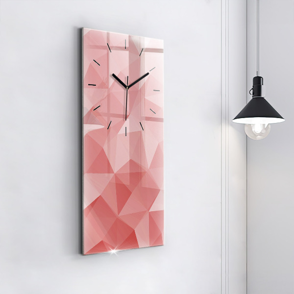 Orologio verticale Triangoli astratti