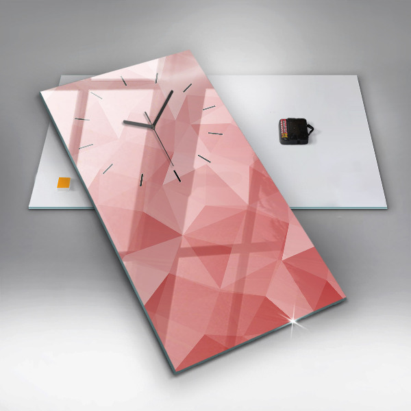 Orologio verticale Triangoli astratti
