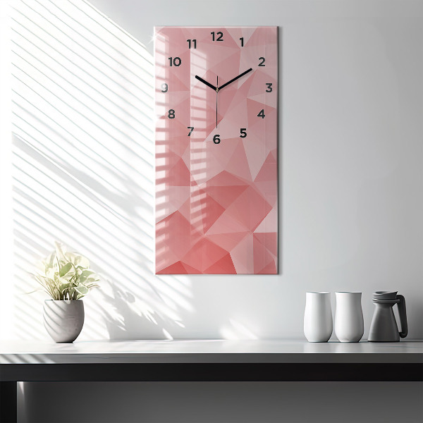 Orologio verticale Triangoli astratti