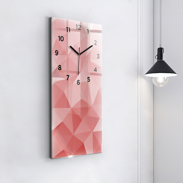 Orologio verticale Triangoli astratti