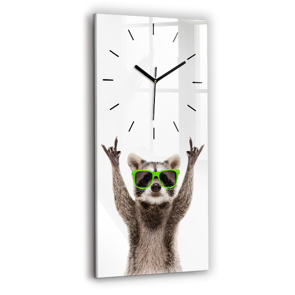 Orologio verticale Procione con gli occhiali