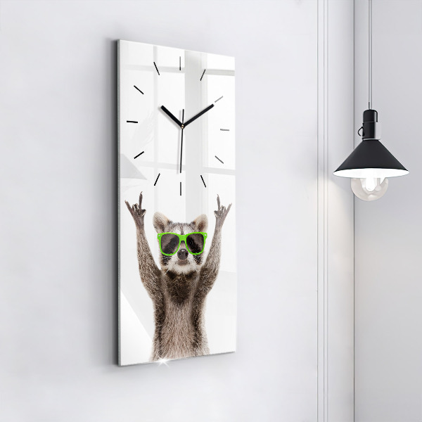Orologio verticale Procione con gli occhiali