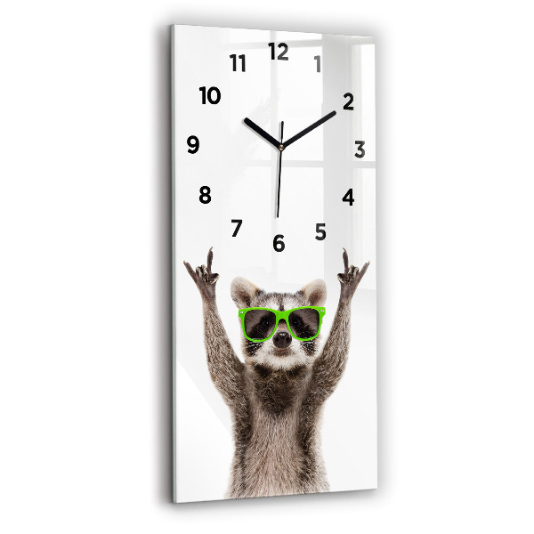 Orologio verticale Procione con gli occhiali