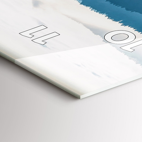 Orologio verticale Paesaggio montano