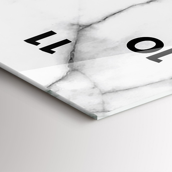 Orologio verticale Marmo decorativo