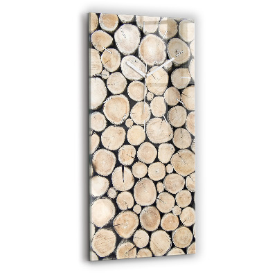 Orologio verticale Tagliare i ceppi degli alberi