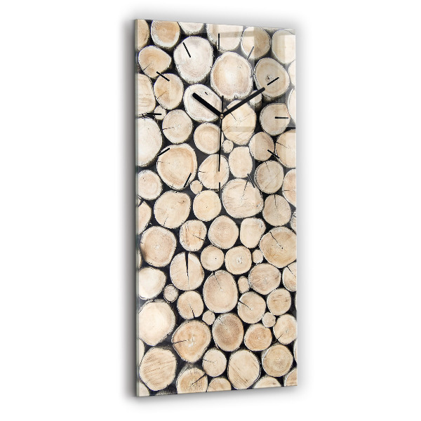 Orologio verticale Tagliare i ceppi degli alberi