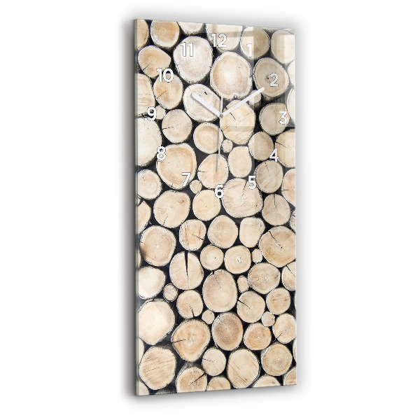 Orologio verticale Tagliare i ceppi degli alberi