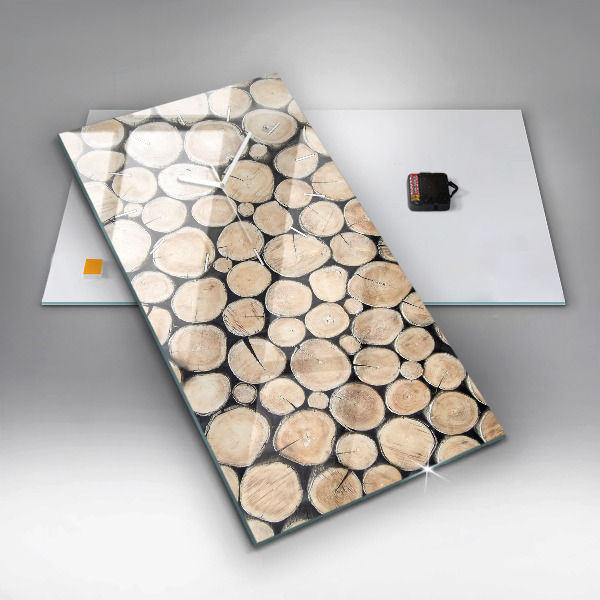 Orologio verticale Tagliare i ceppi degli alberi