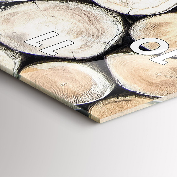 Orologio verticale Tagliare i ceppi degli alberi