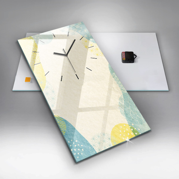 Orologio verticale in vetro Cornice modello