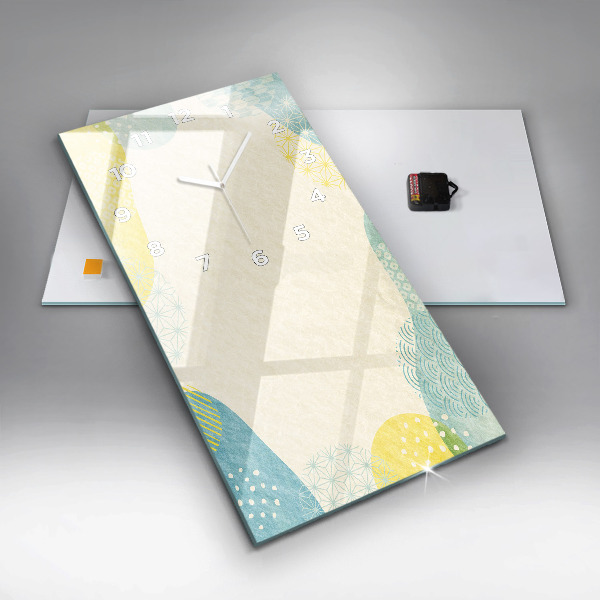 Orologio verticale in vetro Cornice modello