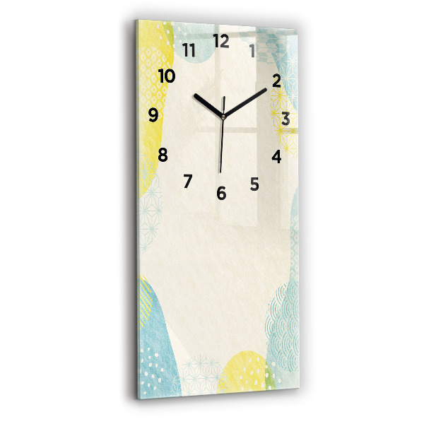Orologio verticale in vetro Cornice modello