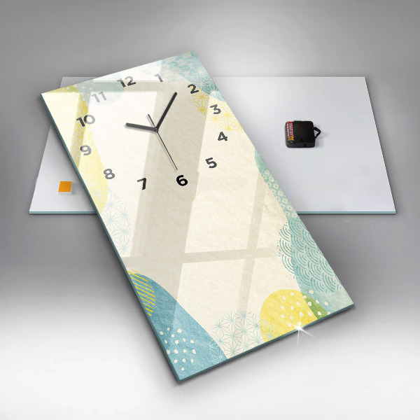Orologio verticale in vetro Cornice modello