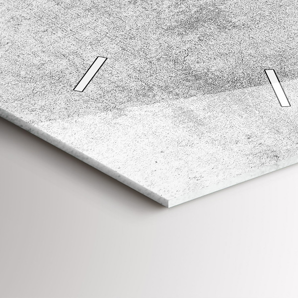 Orologio verticale in vetro Muro di cemento