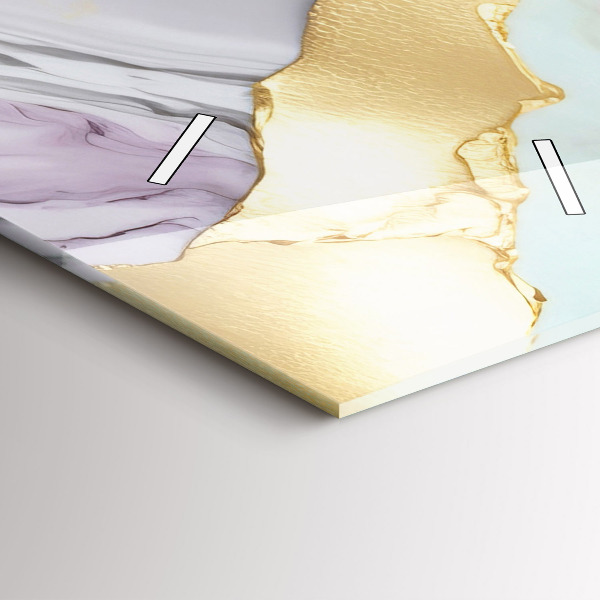 Orologio verticale in vetro Modello in marmo