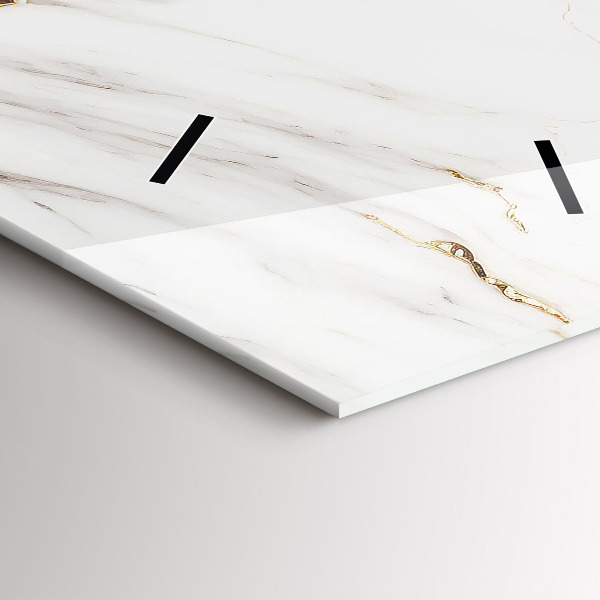 Orologio verticale in vetro Marmo decorativo