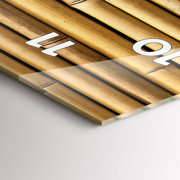 Orologio verticale Bastoncini di bambù