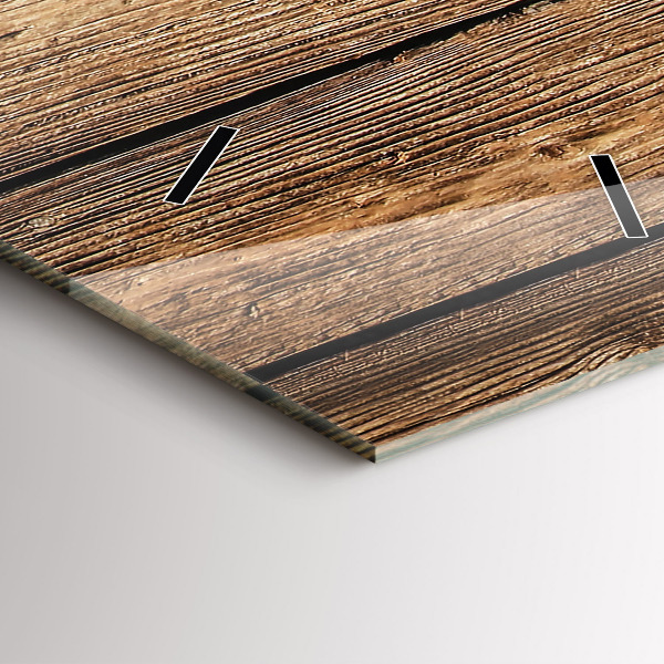 Orologio verticale Tavole di legno