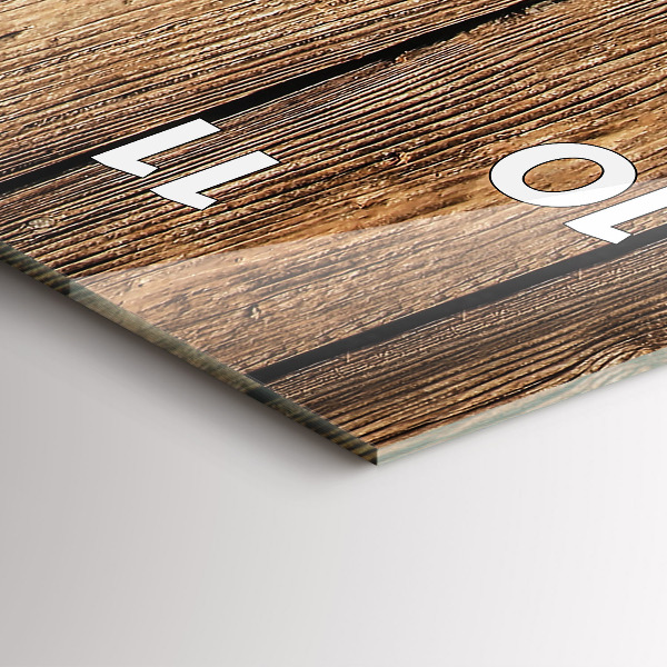 Orologio verticale Tavole di legno