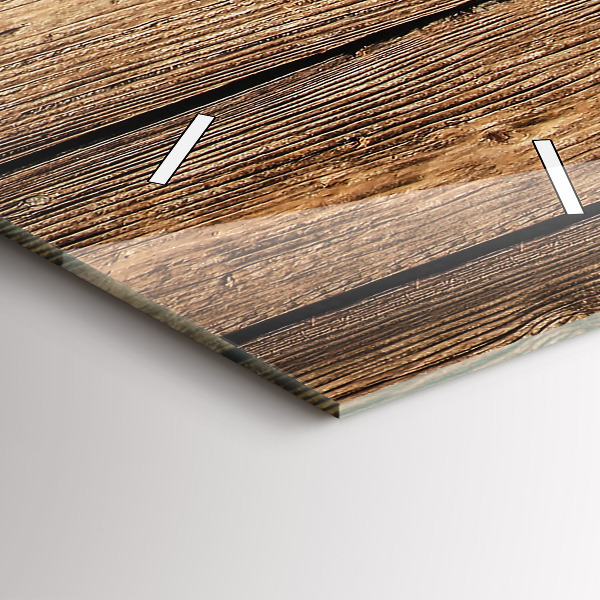 Orologio verticale Tavole di legno