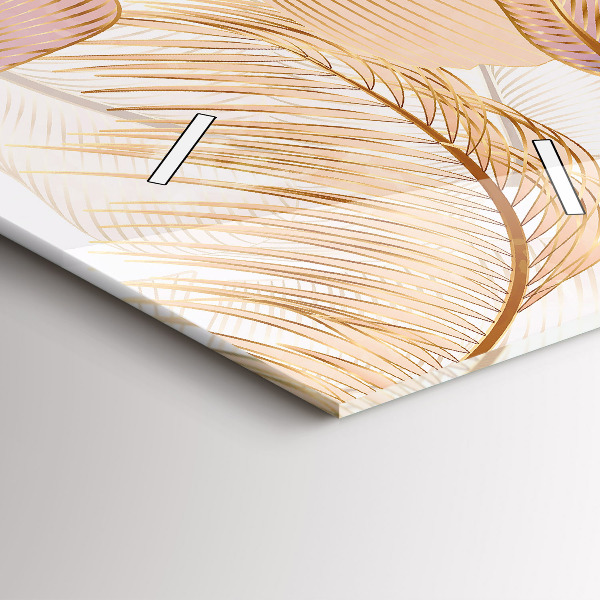 Orologio verticale Motivo foglia naturale