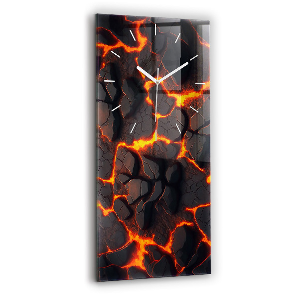 Orologio verticale Vulcano di lava
