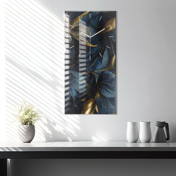 Orologio verticale Fiori decorativi