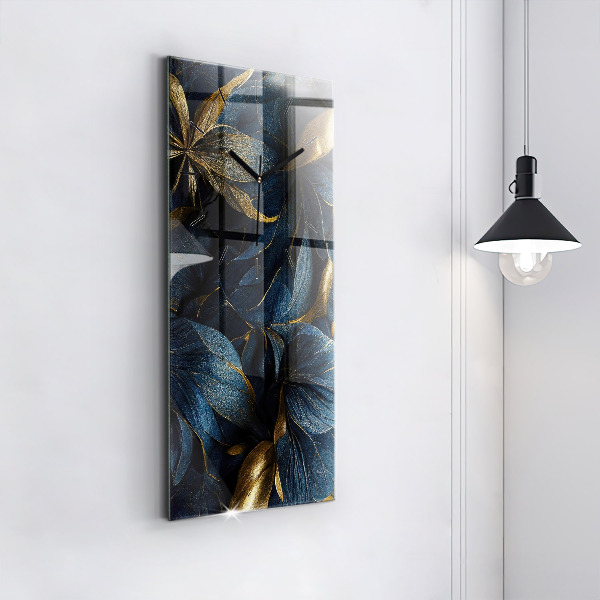 Orologio verticale Fiori decorativi