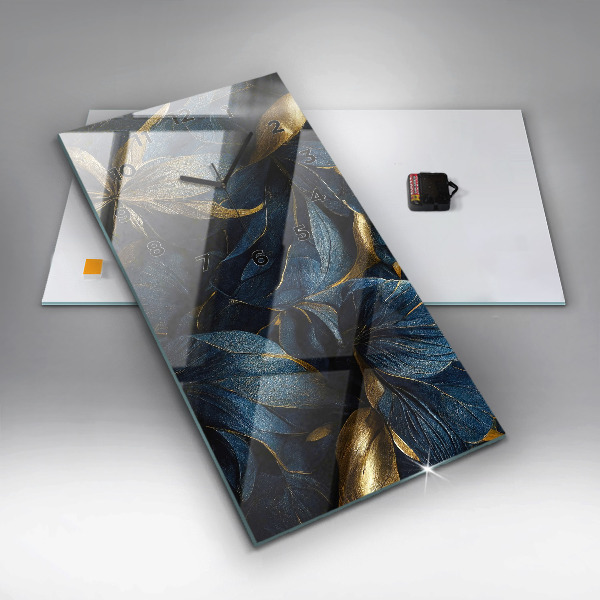 Orologio verticale Fiori decorativi