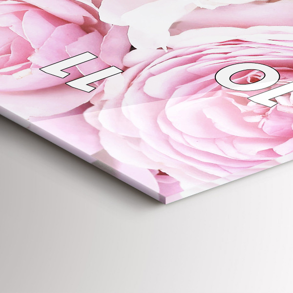 Orologio verticale Fiori decorativi