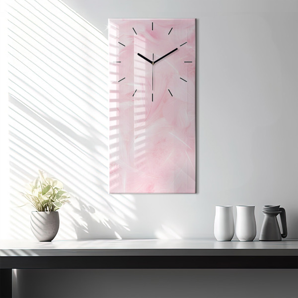 Orologio verticale Piume – astratto