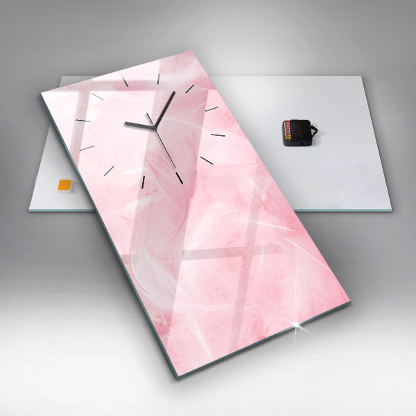 Orologio verticale Piume – astratto