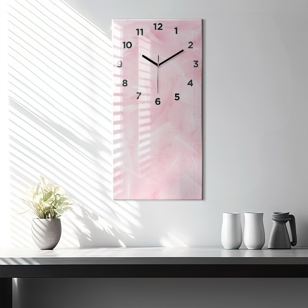 Orologio verticale Piume – astratto