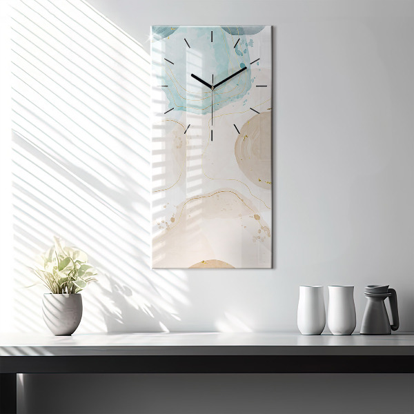 Orologio verticale Macchie di acquerello