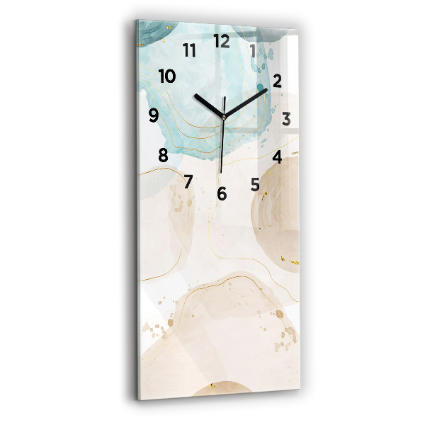 Orologio verticale Macchie di acquerello